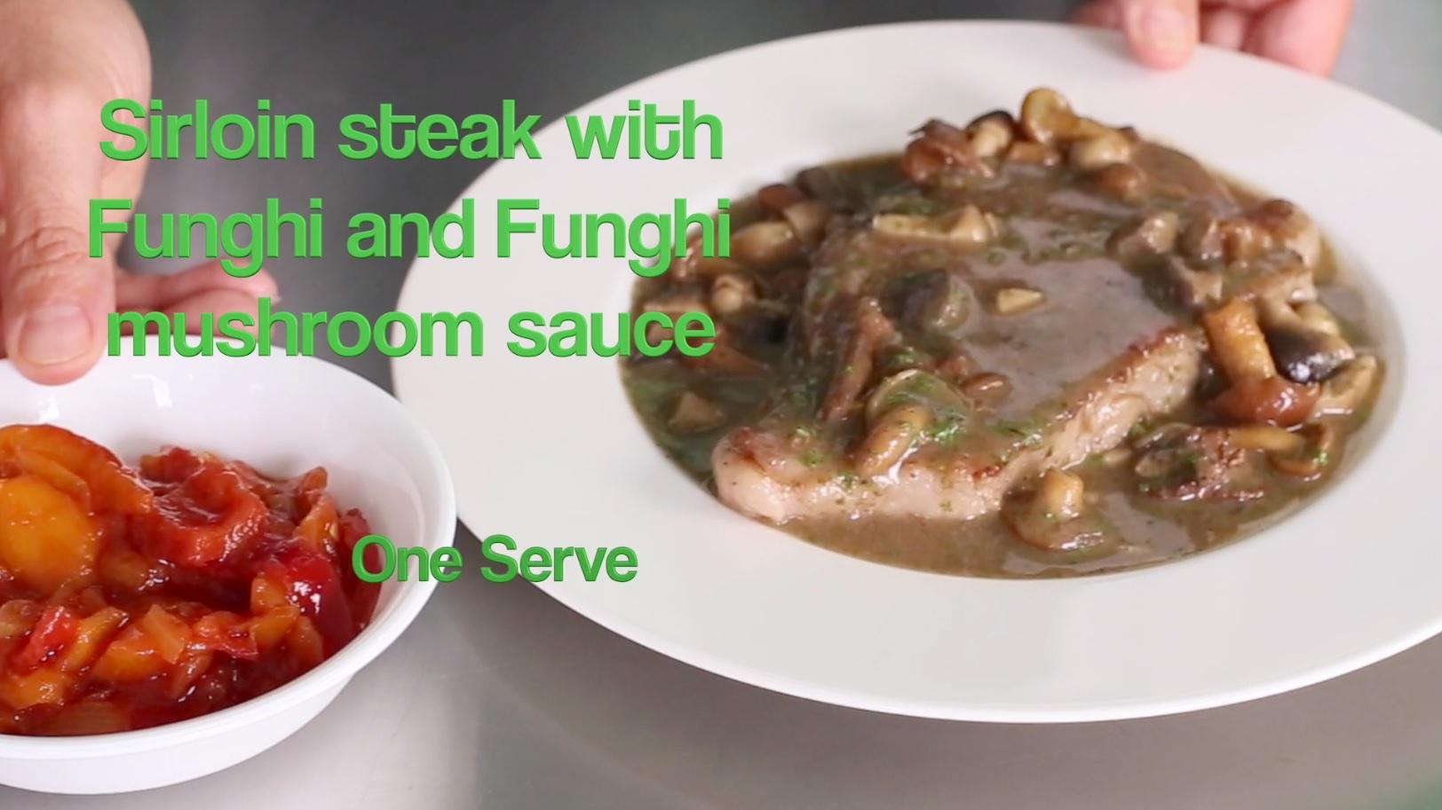 RECIPE: Sirloin Steak with Mushroom Sauce